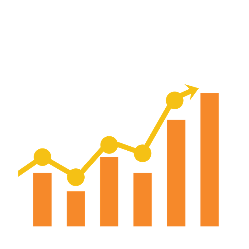 Bookkeeping at Annette and Co. Growth Chart Illustration