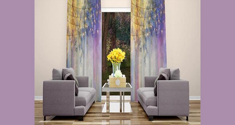Colorful Window Curtains