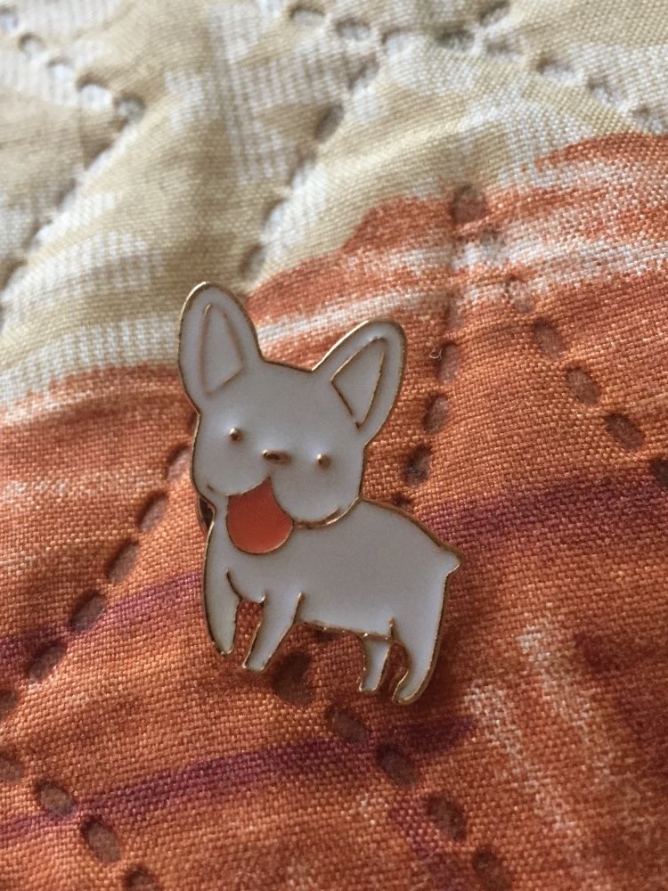 kawaiidogmetalenamelbroochpin