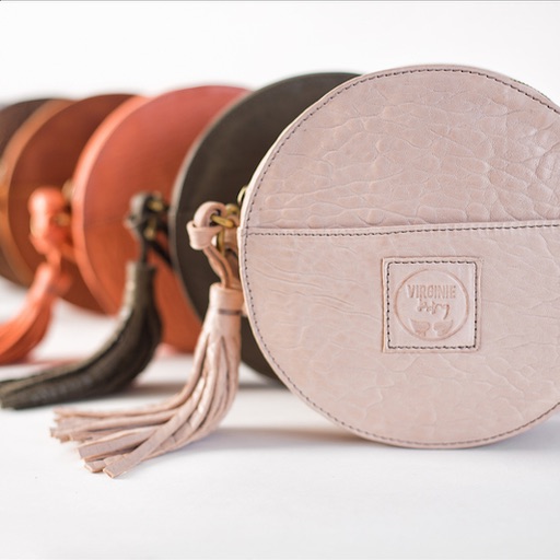 Virginie Darling, bags made in Morocco round bags